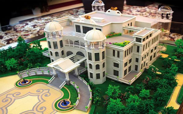 农业皋兰皋兰沙盘模型的应用