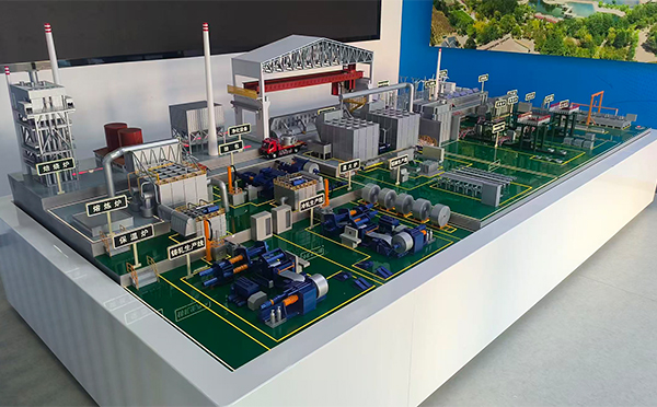 酒钢集团东铝厂-铝材生产线皋兰机械模型